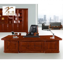 大班桌 板材弯角办公桌 中式老板办公大班桌