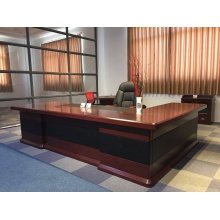 板材弯角办公桌经理办公桌 中式老板办公大班桌