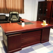 中式板材稳重办公大班桌老板台老板桌转角办公桌经理办公桌