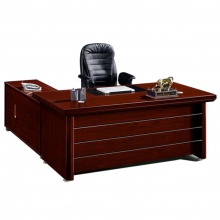 中式老板办公桌大班台经理办公桌 环保油漆办公桌