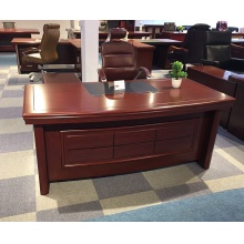 实用中式老板办公桌 职场经理总裁办公大班台 板材优质