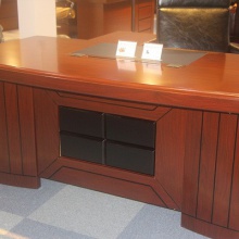 实用中式优质办公桌 职场经理总裁老板办公大班台 板材家具