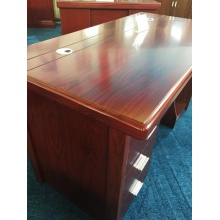 中式老板办公桌办公台金迎家具简易单人办公桌