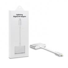 乐来乐/（Lemorele）苹果数字影音转换器 iPhone转接HDMI视频输出同屏器 苹果周边 白色