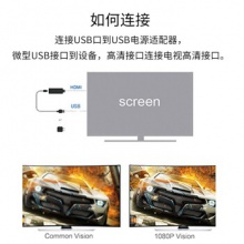 乐来乐/（Lemorele）AV+HDMI接口无线同屏器苹果安卓老式电视机车载电影游戏投屏