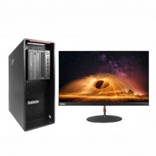 联想/Lenovo ThinkStation P330+ThinkVisionS27i(27英寸) 工作站 台式计算机