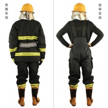 3C认证消防服五件套14款消防员战斗服消防头盔消防手套消防腰带消防靴 消防员防护服五件套消防员套装 3C认证五件套：衣服裤子、头盔、腰带、手套、靴子