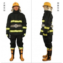 3C认证消防服五件套14款消防员战斗服消防头盔消防手套消防腰带消防靴 消防员防护服五件套消防员套装 3C认证五件套：衣服裤子、头盔、腰带、手套、靴子