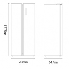 海尔/Haier BCD-527WDPC 电冰箱