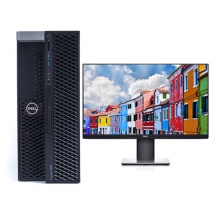 戴尔/DELL Precision 7820 Tower 080 +U2718QM（27寸）工作站 台式计算机