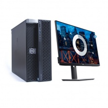 戴尔/DELL Precision 7820 Tower 080 +U2718QM（27寸）工作站 台式计算机