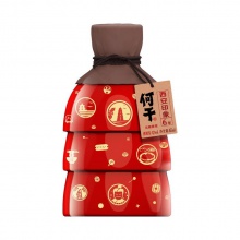 何干酒  三秦印象之西安印象小酒6瓶装 浓香型白酒6瓶装 42°（165ml）  浓香型白酒  6年年份  网红爆款