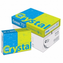亮丽/Crystal 绿色包装 A4 70g 纯白 10包/箱 复印纸