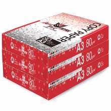 战斗金刚 红色包装 A3 80g 纯白 5包/箱 复印纸