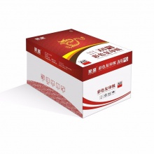莱盛/LaiSheng 红色包装 A4 80g 大红 10包/箱 复印纸