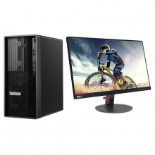 联想/Lenovo ThinkStation K06+ThinkVision L24e-20（23.8英寸）工作站 台式计算机